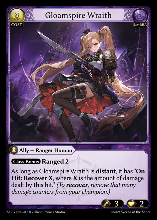 Gloamspire Wraith - Alchemical Revolution - R Umbra