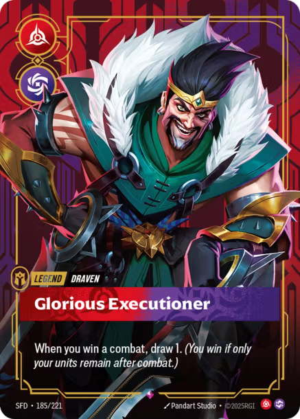Glorious Executioner - 185/221 - R Fury/Chaos
