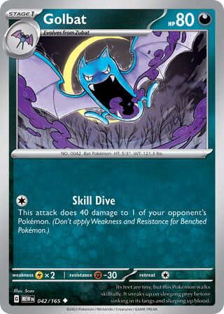 Golbat - 042/165 - 151 