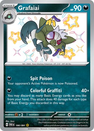Grafaiai - 190/091 - Paldean Fates
