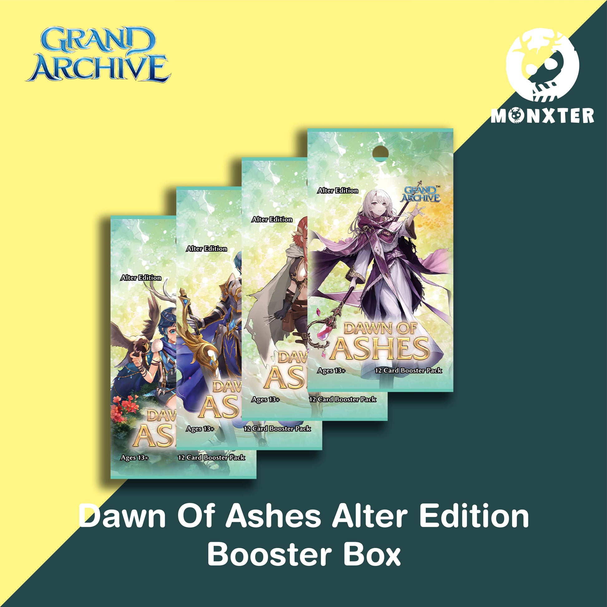 Grand Archive TCG : DOA Dawn of Ashes Booster Box (Alter Edition) Desk Monxter Grand Archive TCG : DOA Dawn of Ashes Booster Box (Alter Edition) Desk Monxter