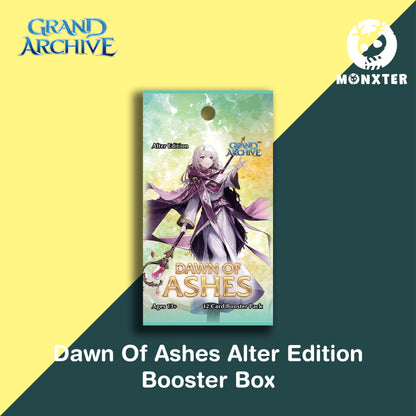 Grand Archive TCG : DOA Dawn of Ashes Booster Box (Alter Edition) Desk Monxter Grand Archive TCG : DOA Dawn of Ashes Booster Box (Alter Edition) Desk Monxter