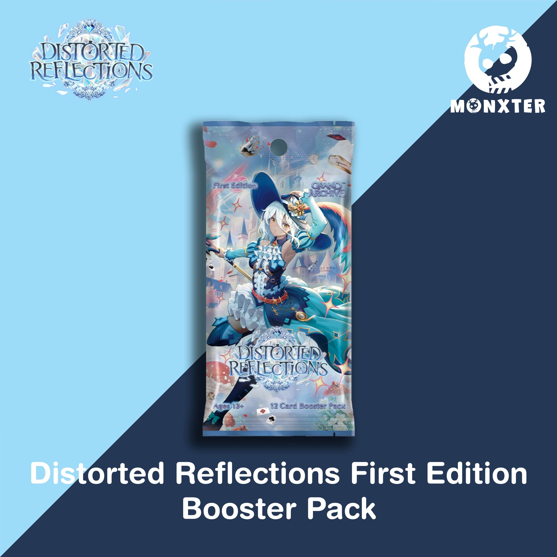Grand Archive TCG : DTR Distorted Reflections Booster Pack (First Edit – Desk Monxter