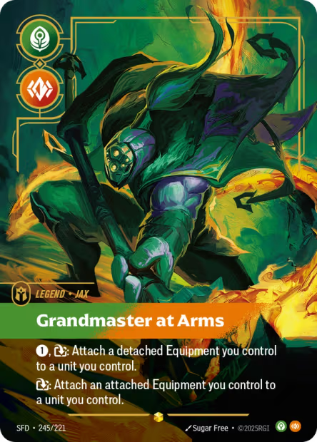Grandmaster at Arms - 245/221 - Overnumbered