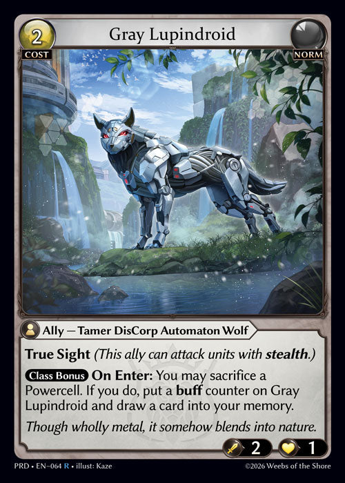 Gray Lupindroid - .asphodel/paradise - R Norm