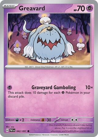 Greavard - 042/091 - Paldean Fates 