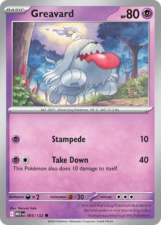 Greavard - 065/132 - Mega Evolution