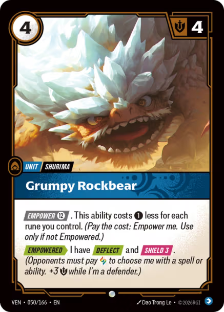 Grumpy Rockbear - VEN-050/166