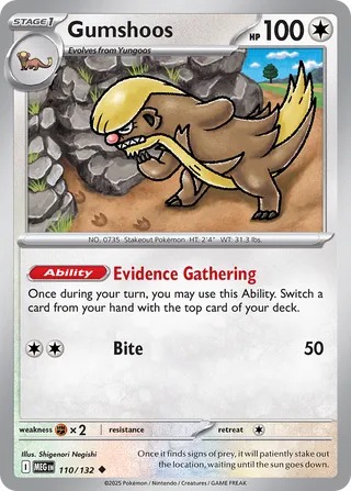Gumshoos - 110/132 - Mega Evolution
