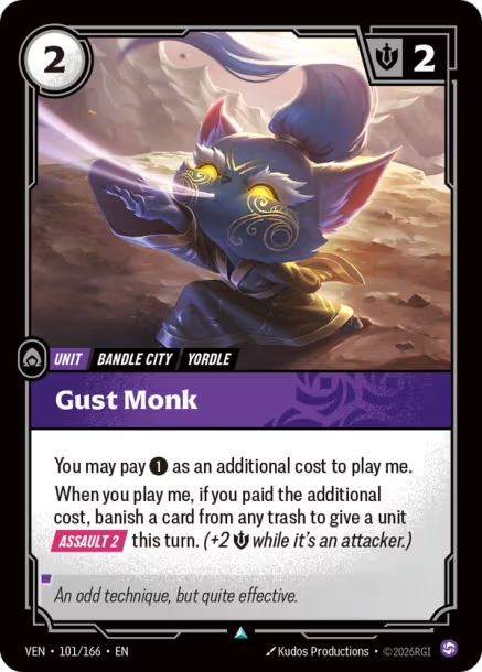 Gust Monk - 101/166 - U Chaos