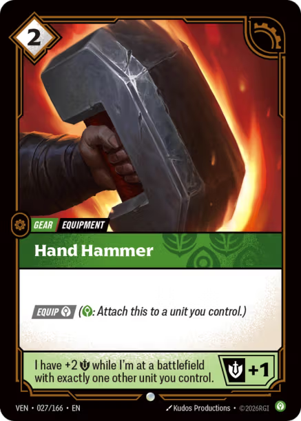 Hand Hammer - 027/166 - C Clam