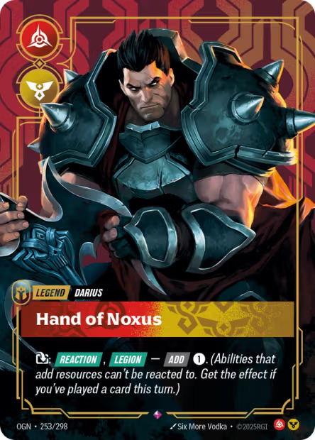 Hand of Noxus - 253/298 - R Fury/Order