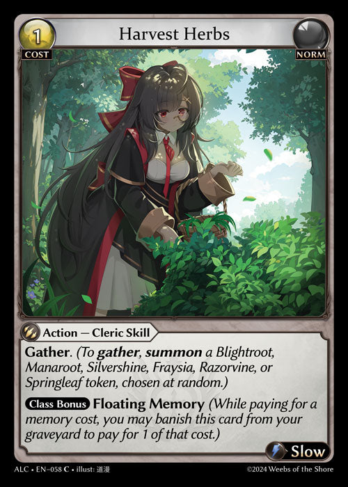 Harvest Herbs - Alchemical Revolution -  C Norm