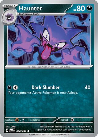 Haunter - 056/091 - Paldean Fates 