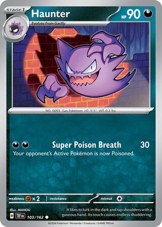Haunter - 103/162 - Temporal Forces 
