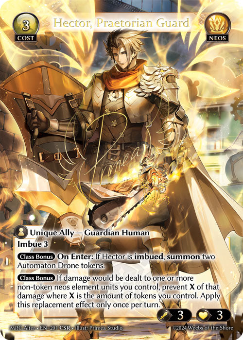 Hector, Praetorian Guard (CSR) - Mercurial Heart