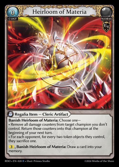 Heirloom of Materia - Radiant Origins - R Norm