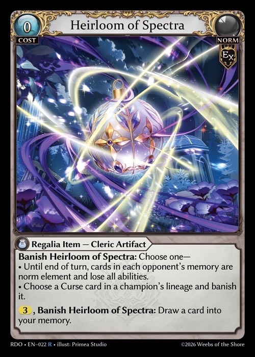 Heirloom of Spectra - Radiant Origins - R Norm