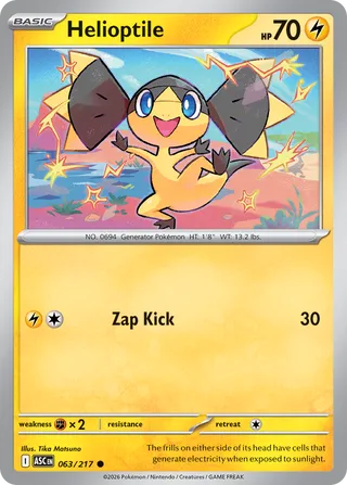 Helioptile - 063/217 - Ascended Heroes