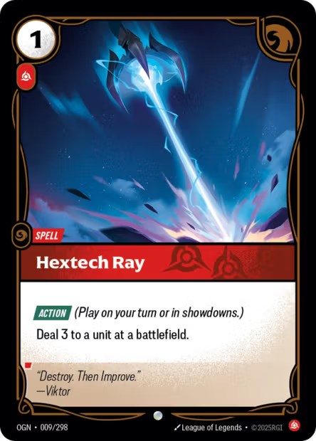 Hextech Ray - 009/298 - C Fury