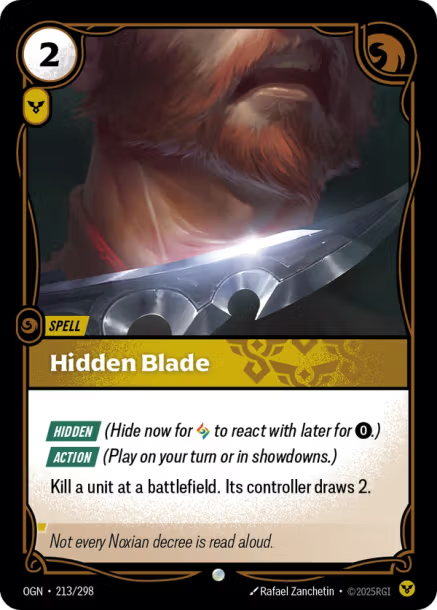 Hidden Blade - 213/298 - C Order