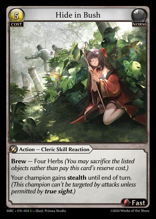 Hide in Bush - Mercurial Heart -  U Norm