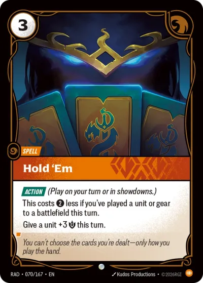 Hold 'Em - 070/167 - C Body