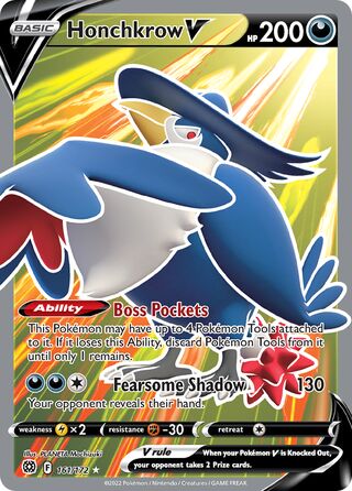 Honchkrow V - 161/172 - Brilliant Star