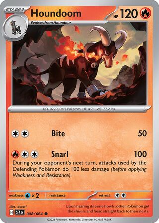Houndoom - 008/064 - Shrouded Fable