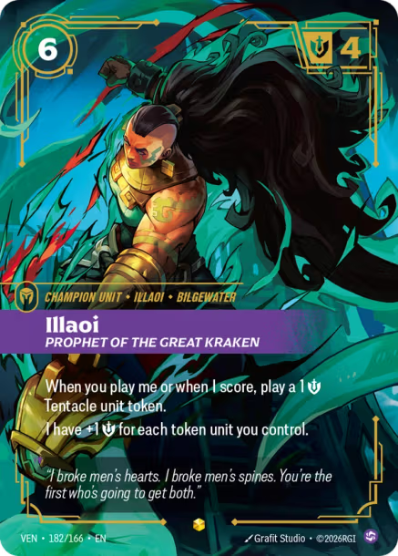 Illaoi, Prophet of the Great Kraken - 182/166 - Overnumbered
