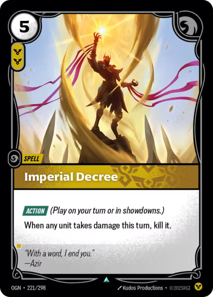 Imperial Decree - 221/298 - U Order