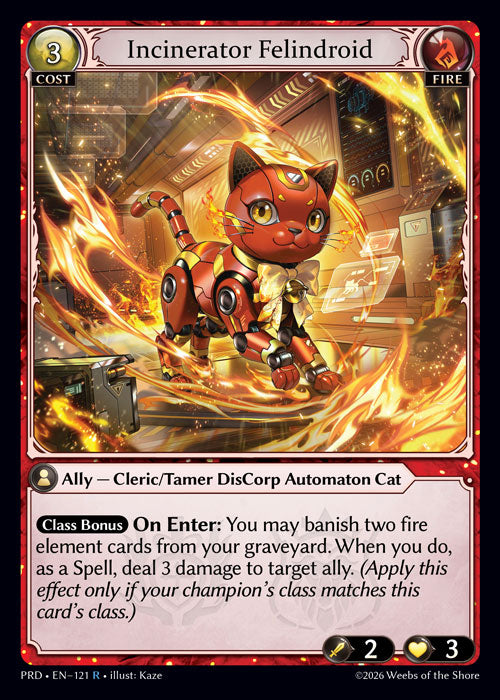Incinerator Felindroid - .asphodel/paradise - R Fire