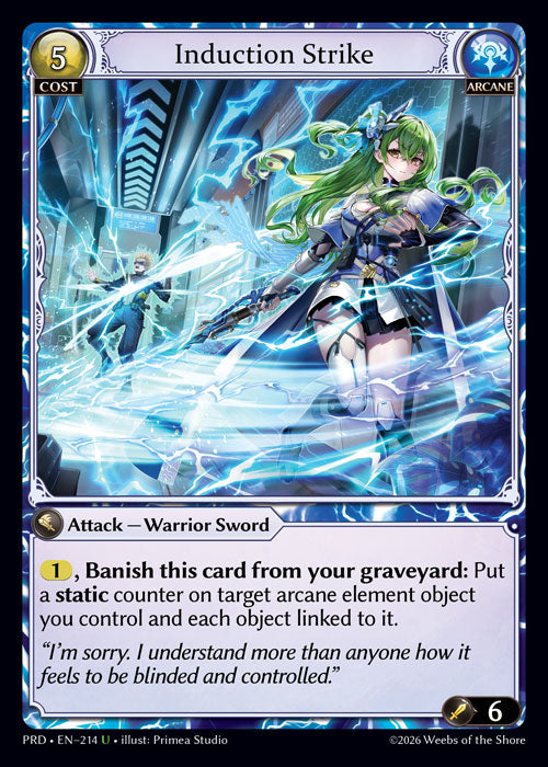 Induction Strike - .asphodel/paradise - U Arcane