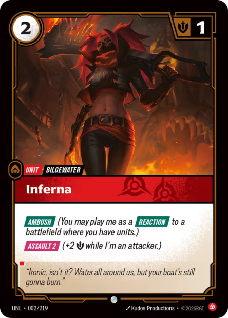 Inferna - 002/219 - C Fury