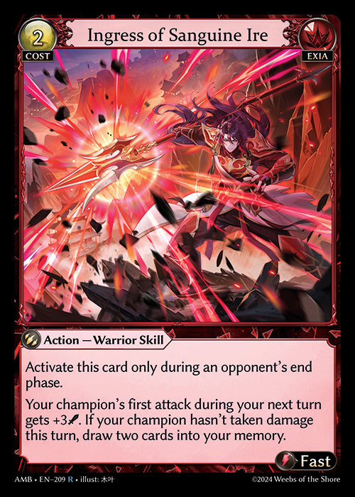 Ingress of Sanguine Ire - Mortal Ambition -  R Exia