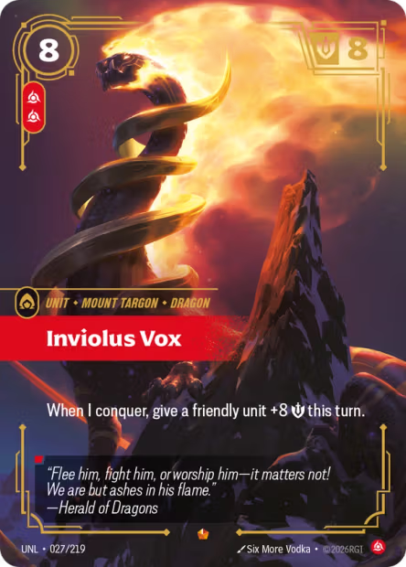 Inviolus Vox - 027/219 - Epic Fury