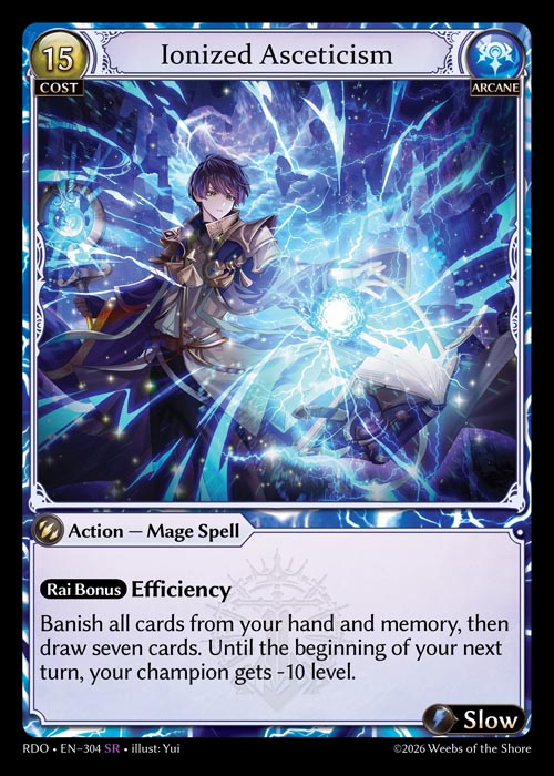 Ionized Asceticism - Radiant Origins - SR Arcane