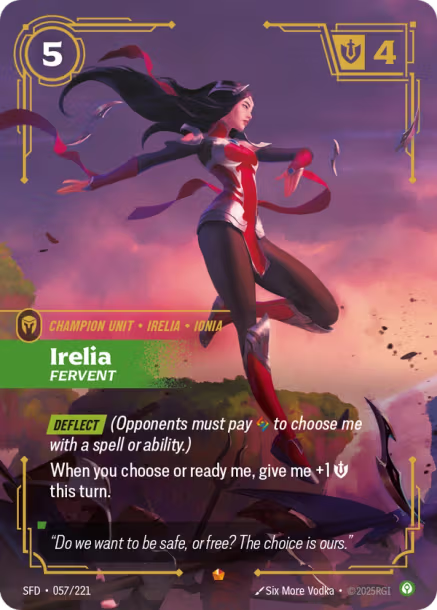 Irelia, Fervent - 057/221 - Epic Calm