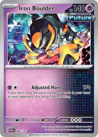 Iron Boulder - 046/131- Prismatic Evolutions