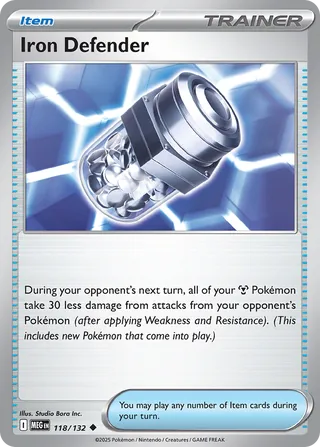 Iron Defender - 118/132 - Mega Evolution