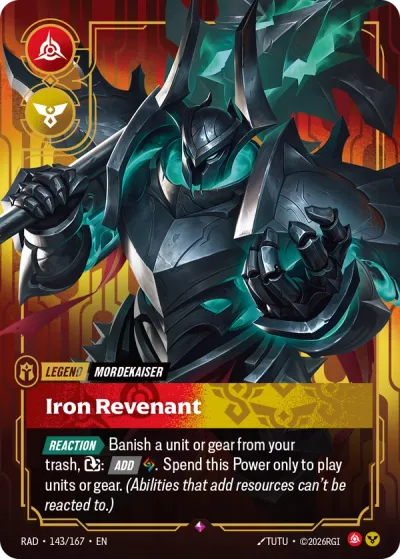 Iron Revenant - 143/167 - R Legend