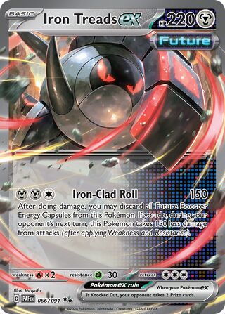 Iron Treads ex - 066/091 - Paldean Fates