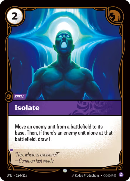 Isolate - 124/219 - C Chaos