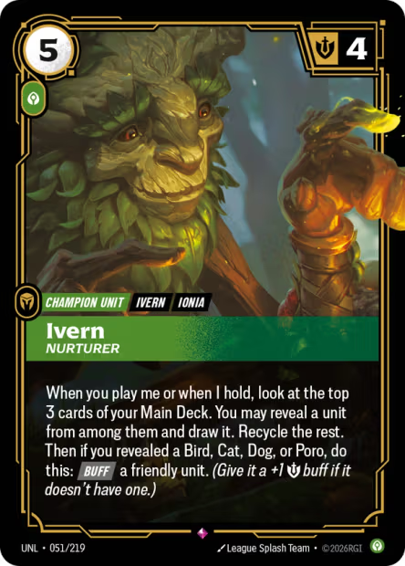 Ivern, Nurturer - 051/219 - R Calm