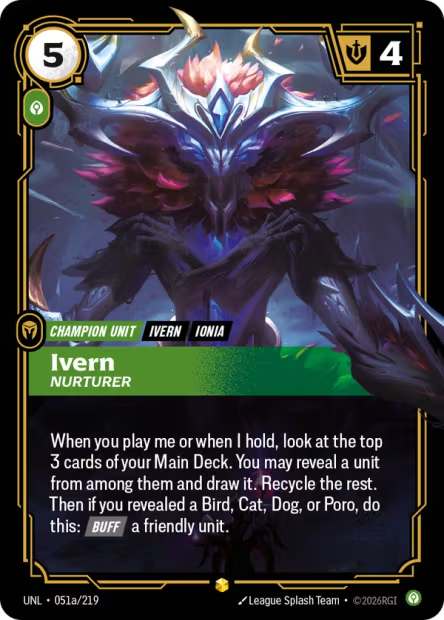 Ivern, Nurturer - 051a/219 - Alternate Art