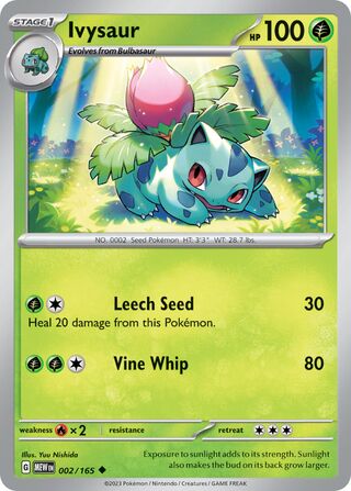 Ivysaur - 002/165 - 151 