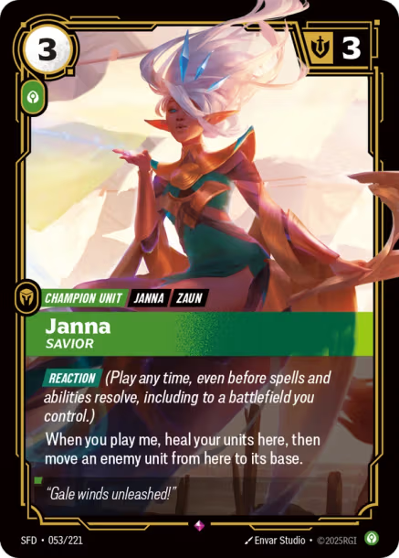 Janna, Savior - 053/221 - R Calm