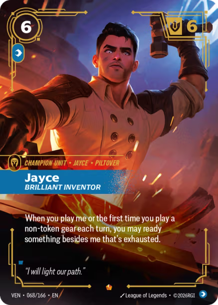 Jayce, Brilliant Inventor - 068/166 - Epic Mind