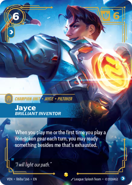 Jayce, Brilliant Inventor - 068a/166 - Epic Mind - Alternative Art