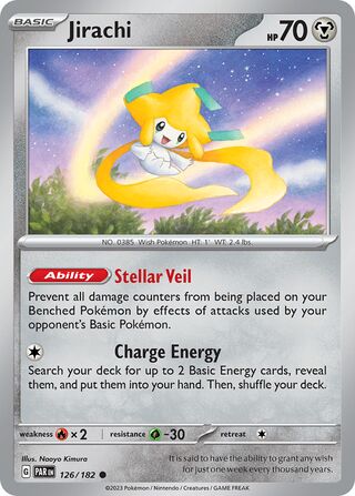 Jirachi - 126/182 - Paradox Rift 